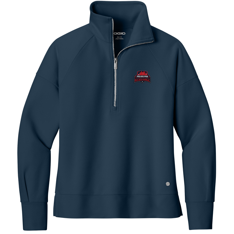 Philadelphia Resistance OGIO Women's Luuma 1/2-Zip