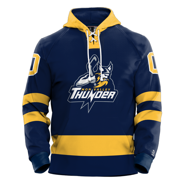 Mon Valley Thunder Adult Sublimated Retro Hoodie