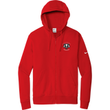 Scary Badgers Nike Club Fleece Sleeve Swoosh Full-Zip Hoodie