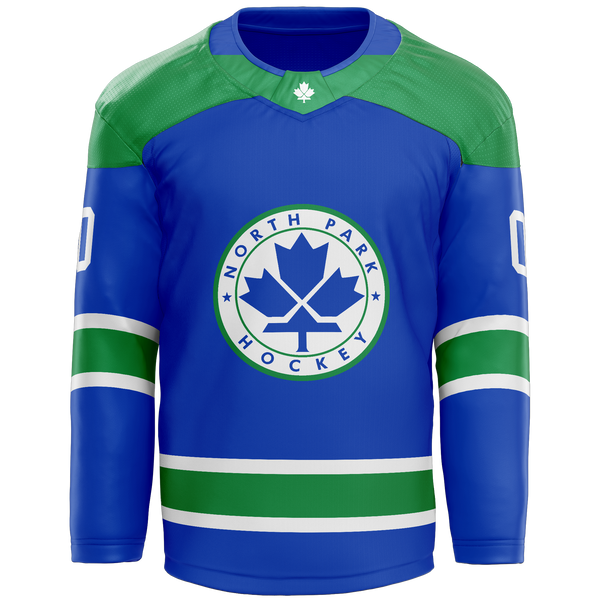 North Park Youth Goalie Cut and Sew Tackle Twill Jersey