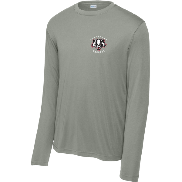 Scary Badgers Youth Long Sleeve PosiCharge Competitor Tee